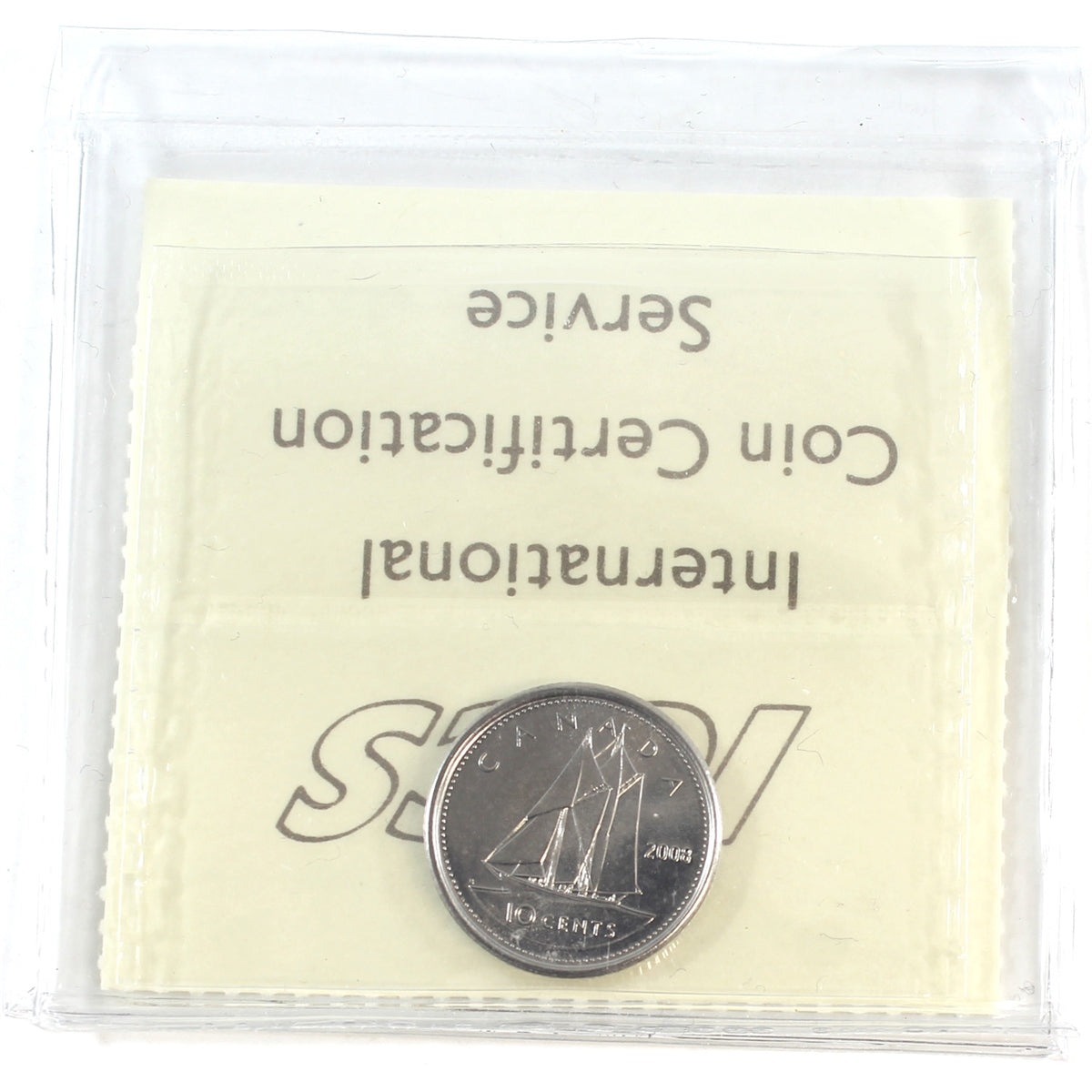 2008 Canada 10-cents ICCS Certified MS-64