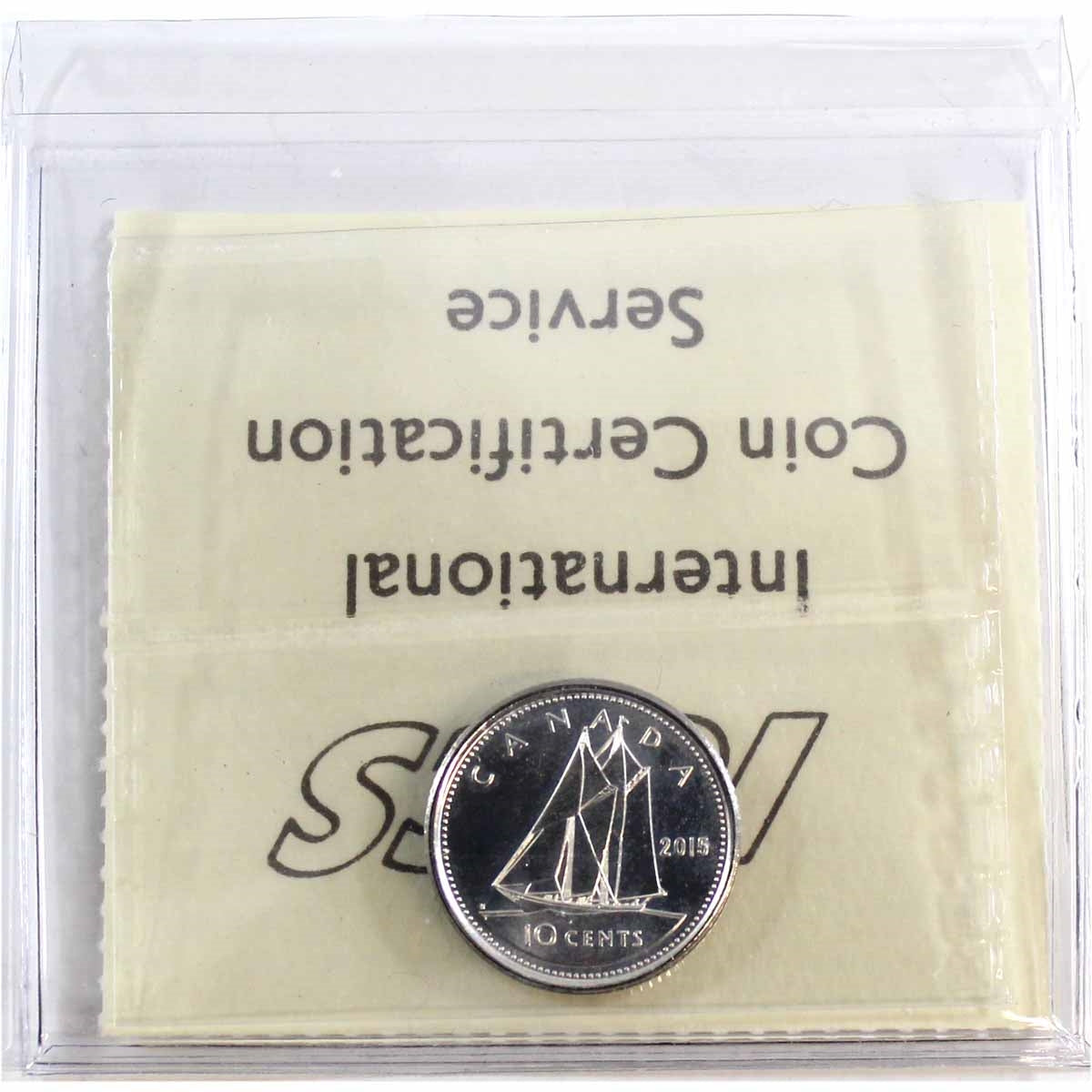 2015 Canada 10-cents ICCS Certified MS65