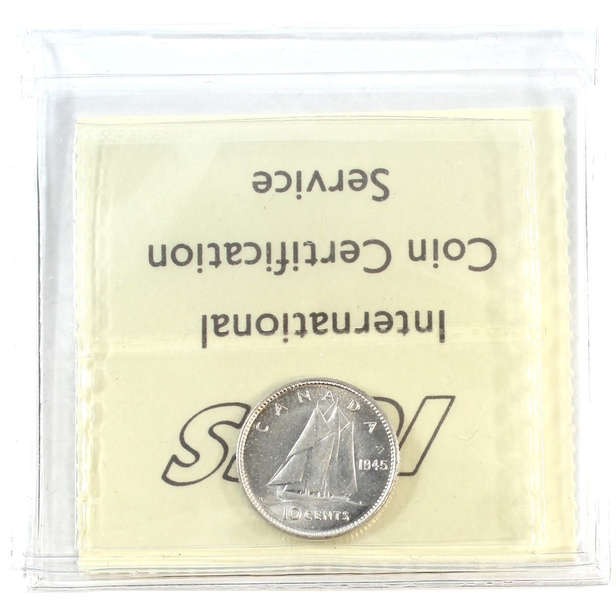 1945 Canada 10-cents ICCS Certified MS63