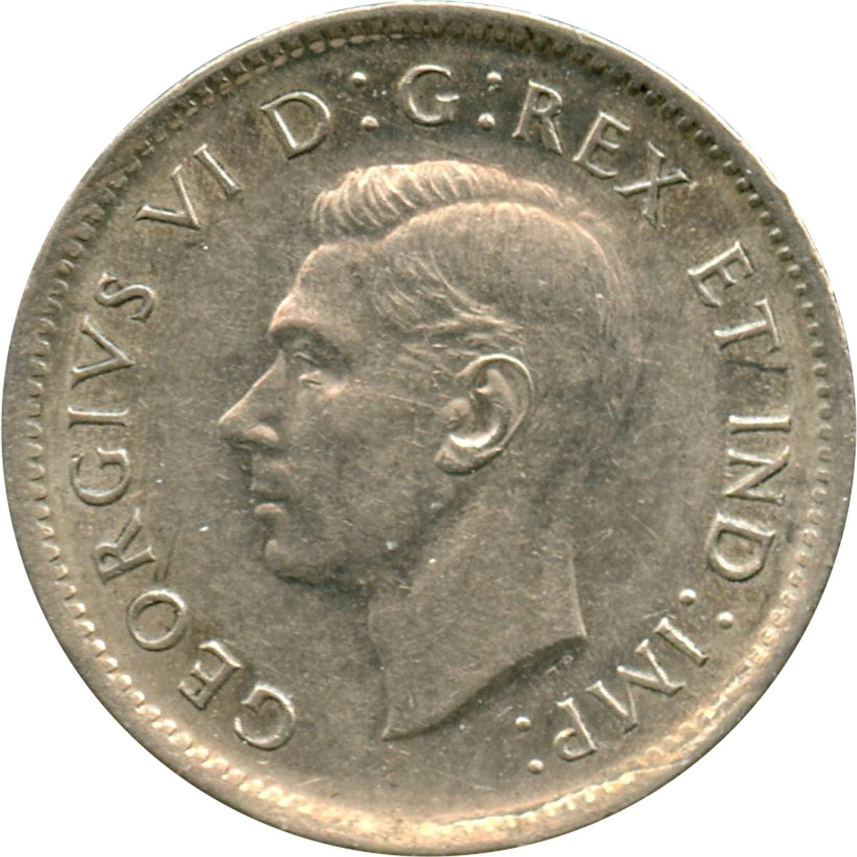 1942 Canada 10-cent EF-AU (EF45)