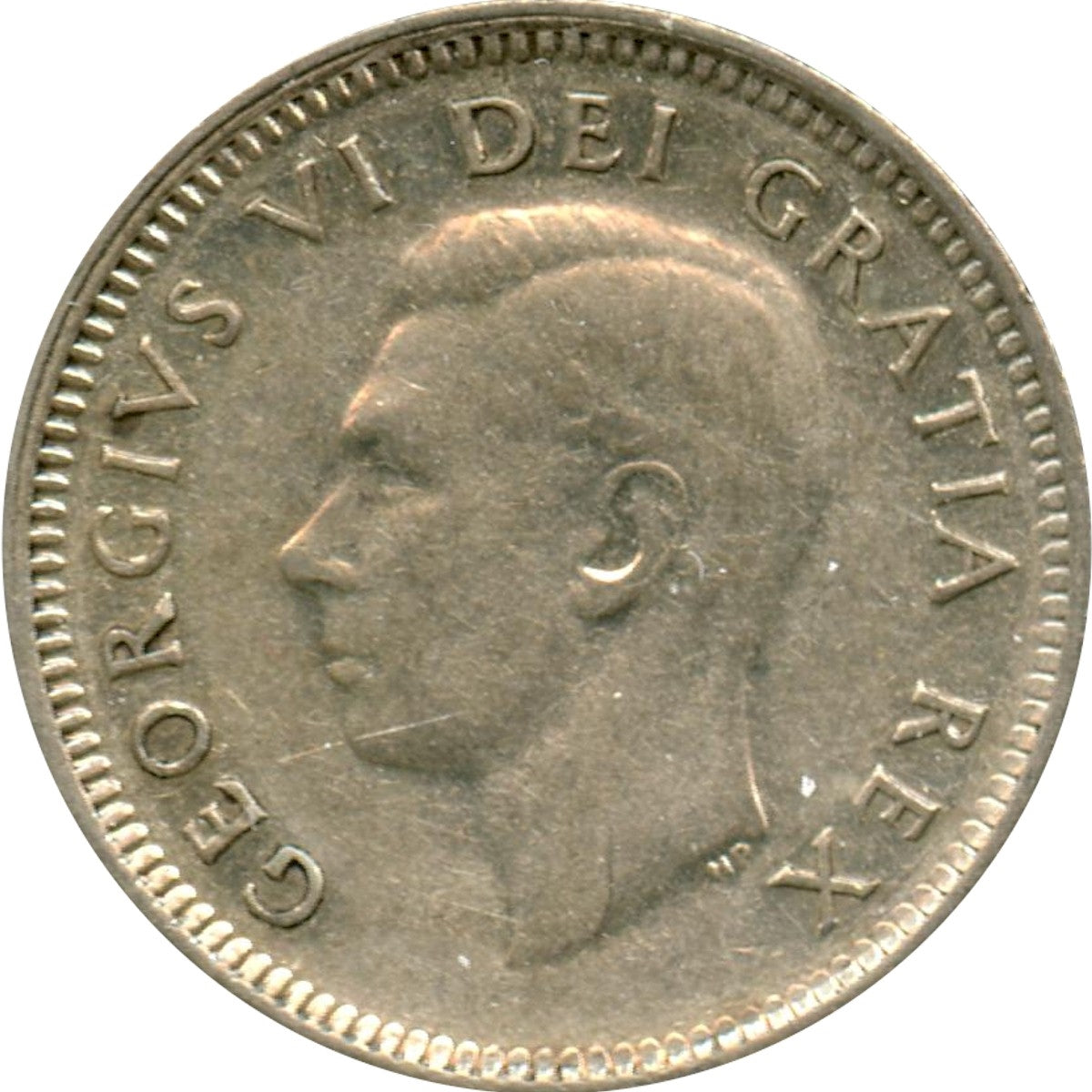 1951 Canada 10-cents Very Fine (VF20)