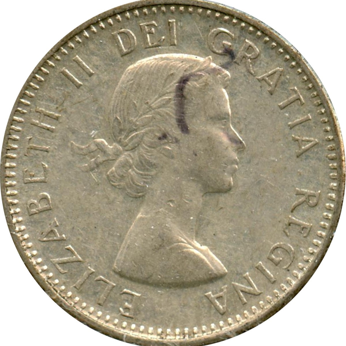 1958 Canada 10-cents Extra Fine (EF40)