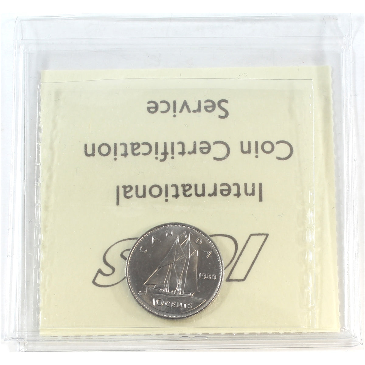 1980 Wide 0 Canada 10-cents ICCS Certified MS-66