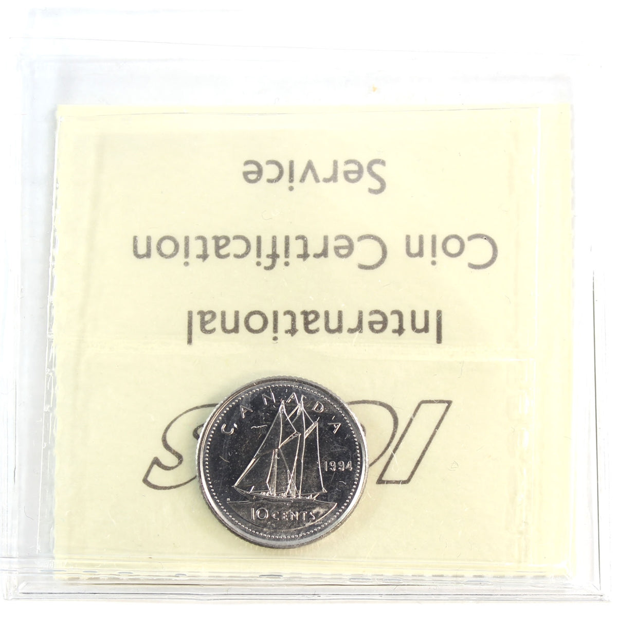 1994 Canada 10-cents ICCS Certified MS65