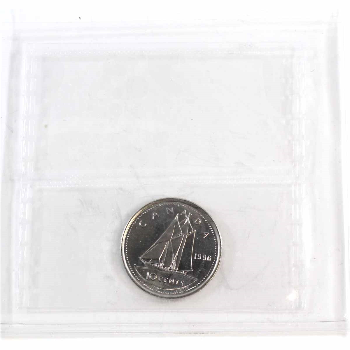 1996 Canada 10-cents ICCS Certified MS65
