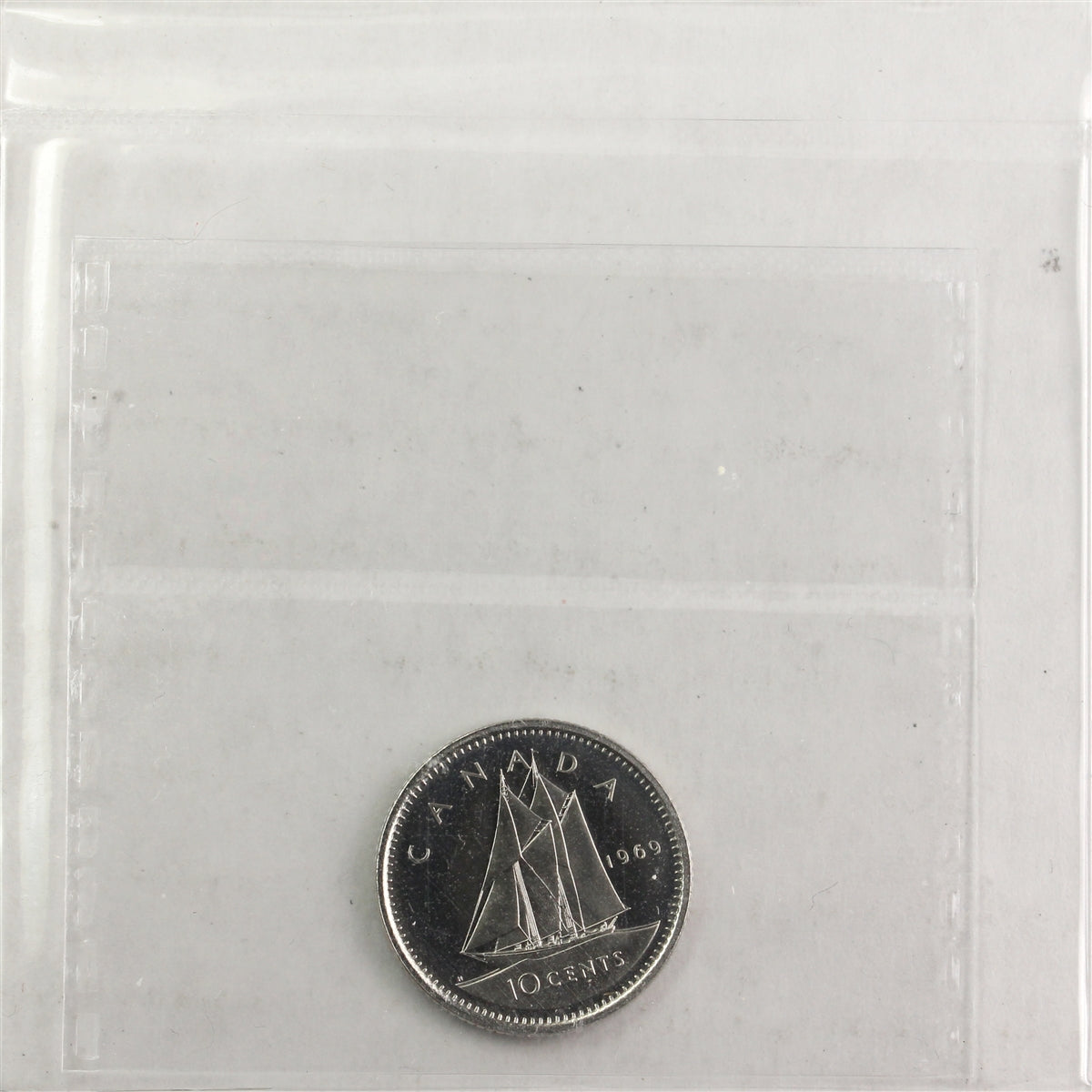 1969 Small Date Canada 10-cents ICCS Certified PL-66 Ultra Heavy Cameo