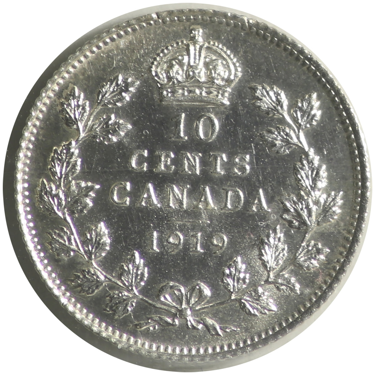 1919 Canada 10-cents ICCS Certified MS-63