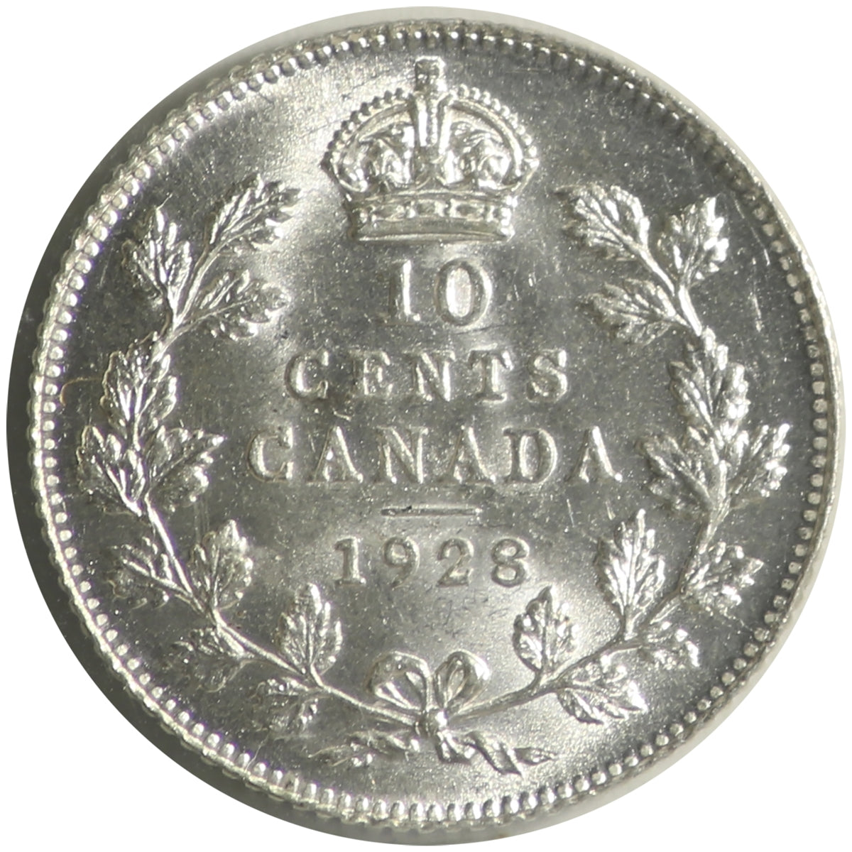 1928 Canada 10-cents ICCS Certified MS62