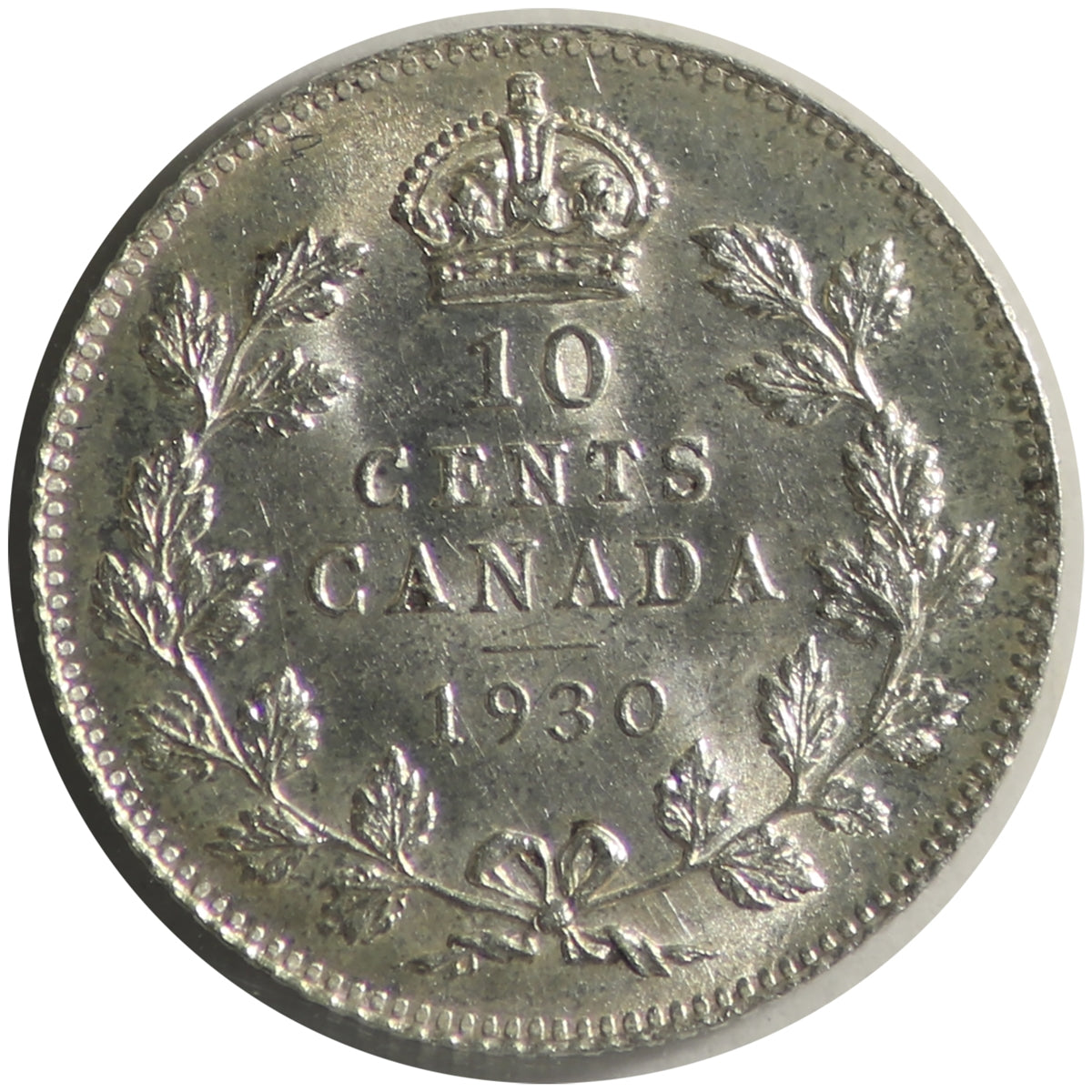 1930 Canada 10-cents ICCS Certified MS62