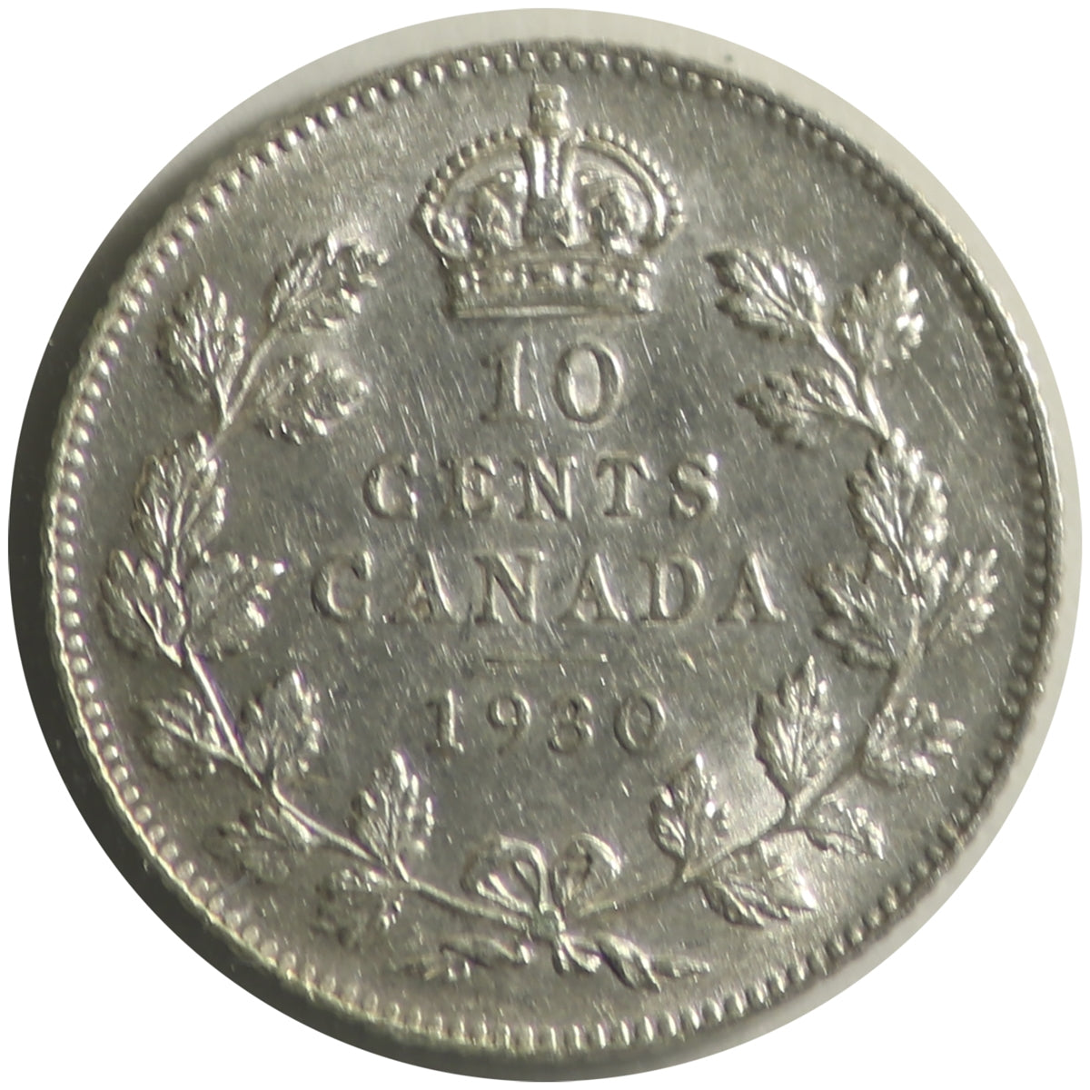 1930 Canada 10-cents ICCS Certified EF45