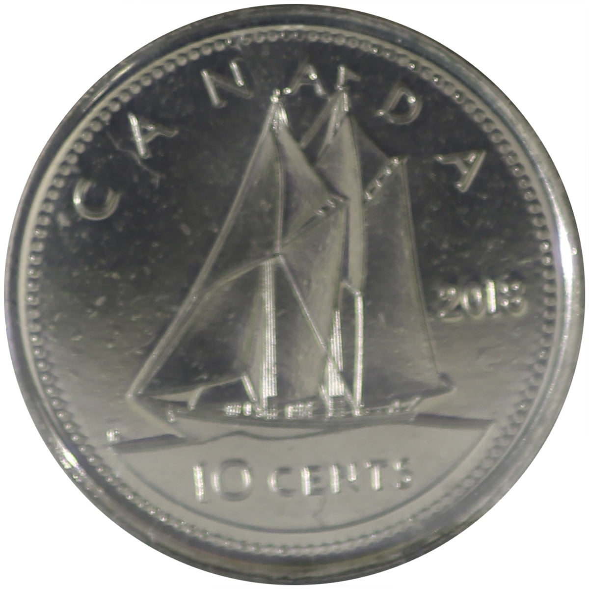 2018 Canada 10-cents ICCS Certified MS66