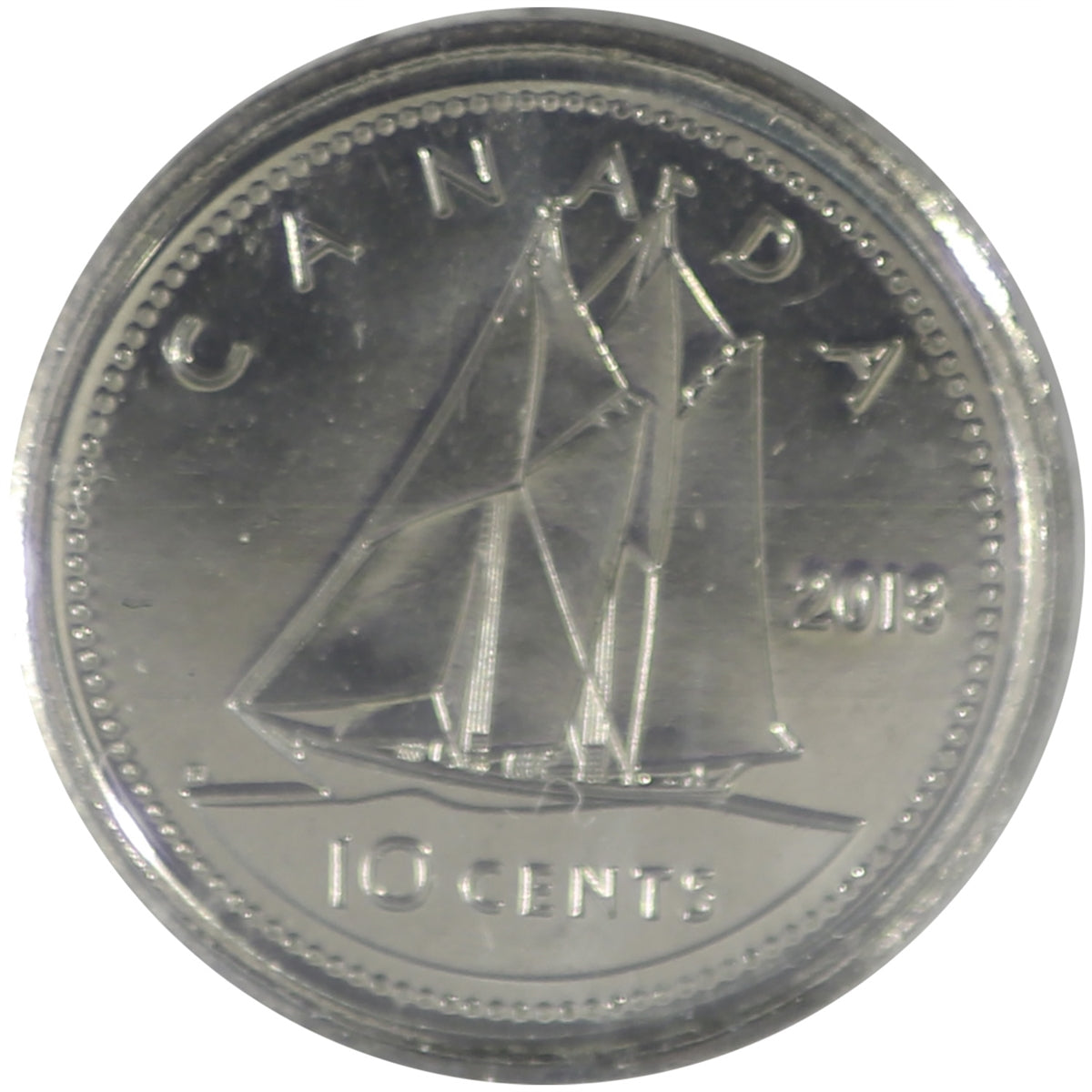 2018 Canada 10-cents ICCS Certified MS65