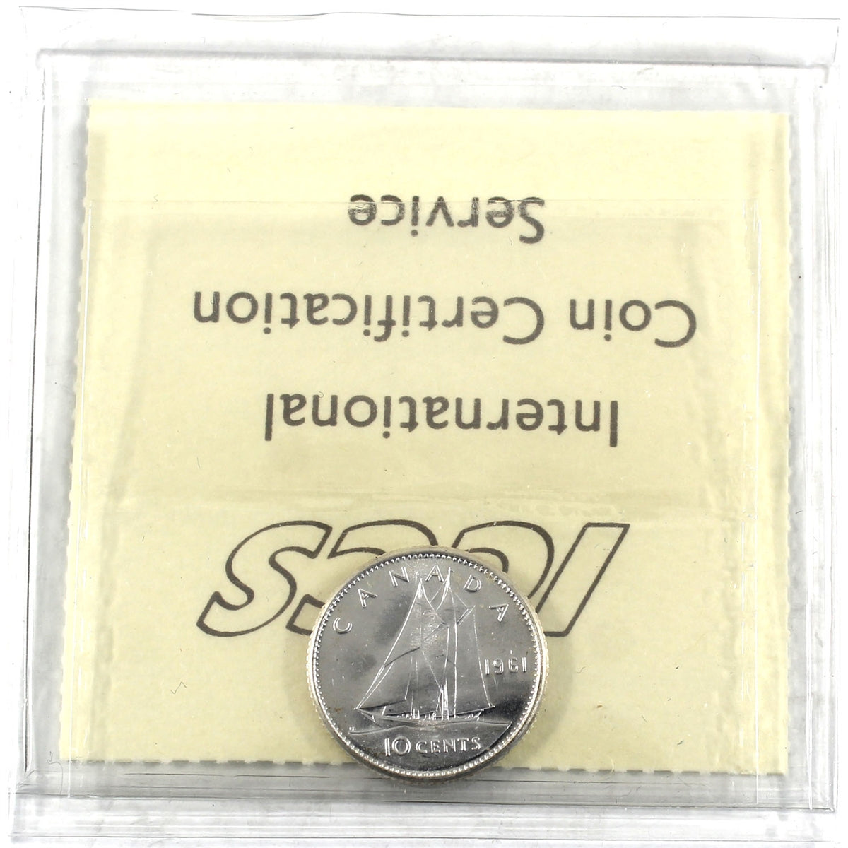 1961 Canada 10-cents ICCS Certified MS64