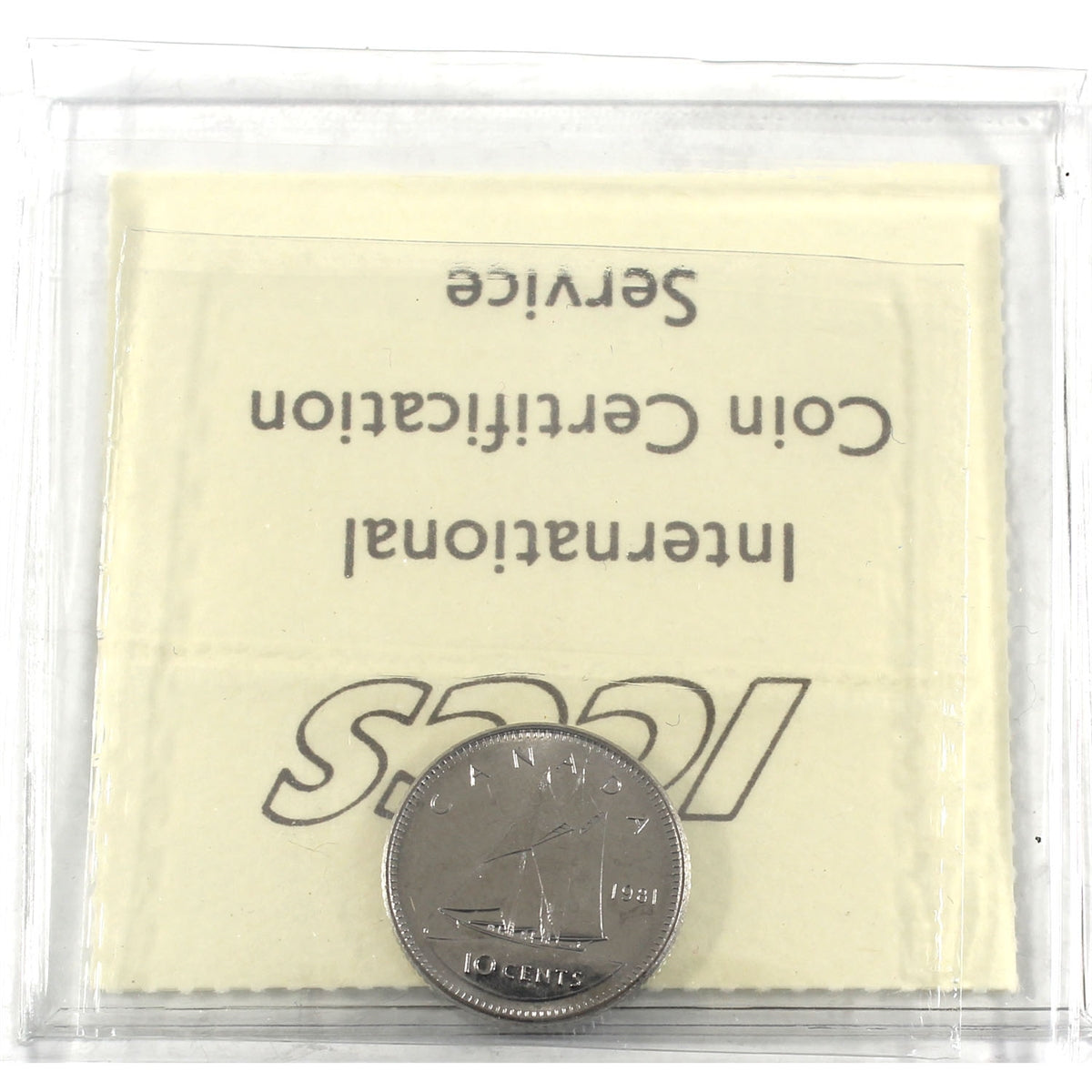 1981 Canada 10-cents ICCS Certified MS64