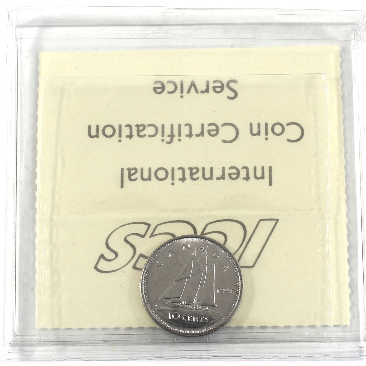 1986 Canada 10-cents ICCS Certified MS-64