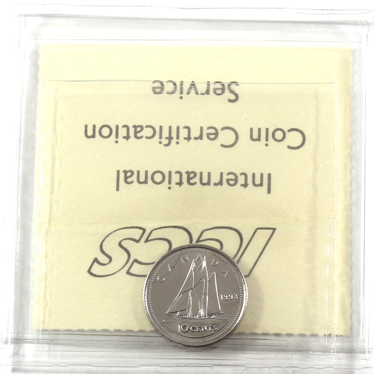 1993 Canada 10-cents ICCS Certified MS64