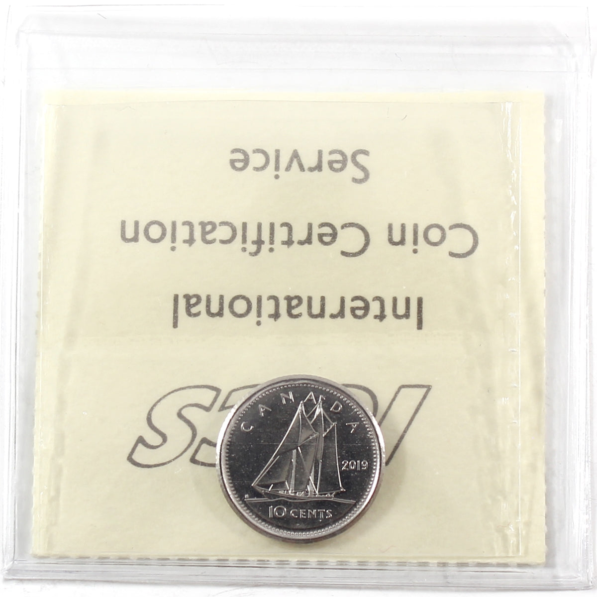 2019 Canada 10-cents ICCS Certified MS66