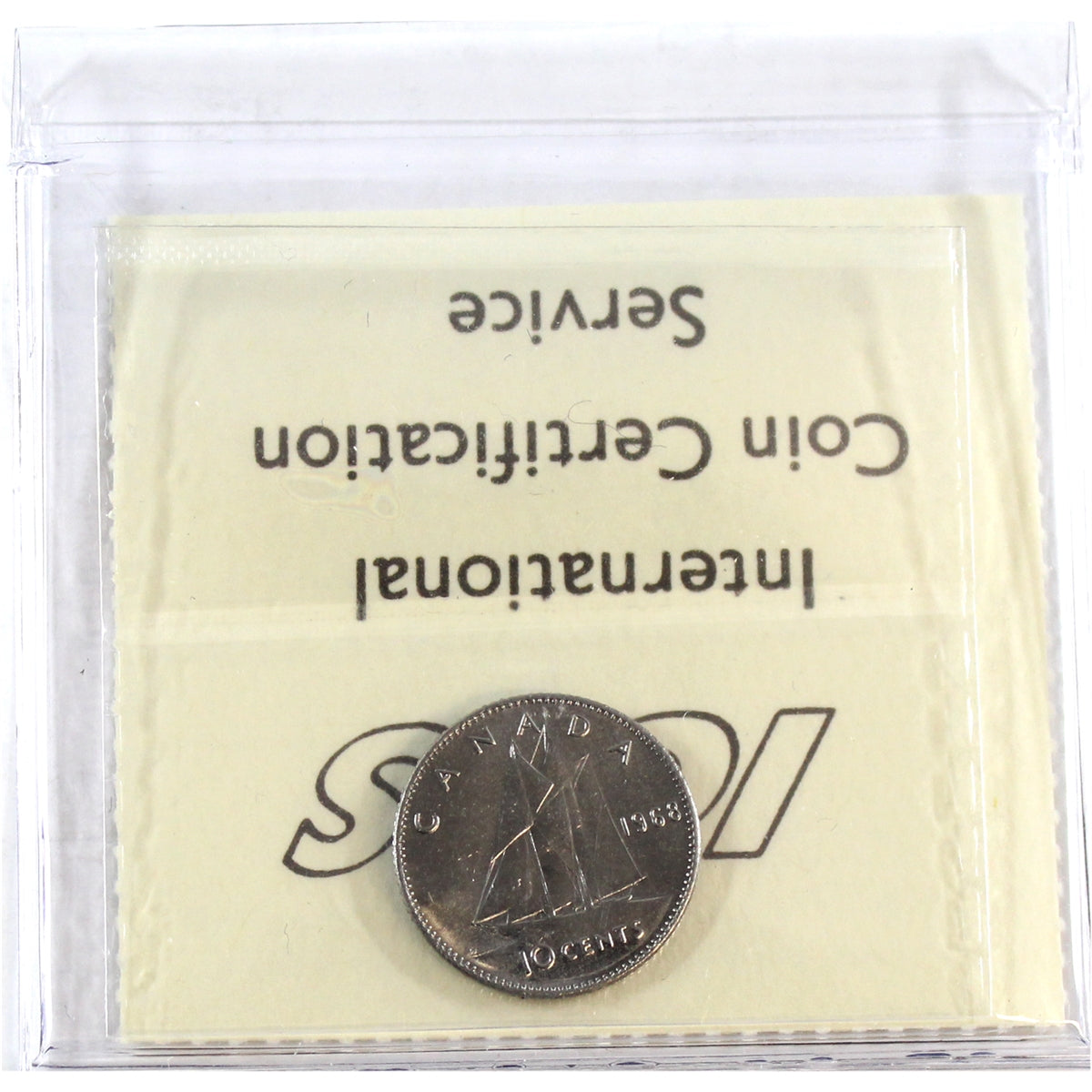 1968 Nickel, RCM Canada 10-cents ICCS Certified MS64