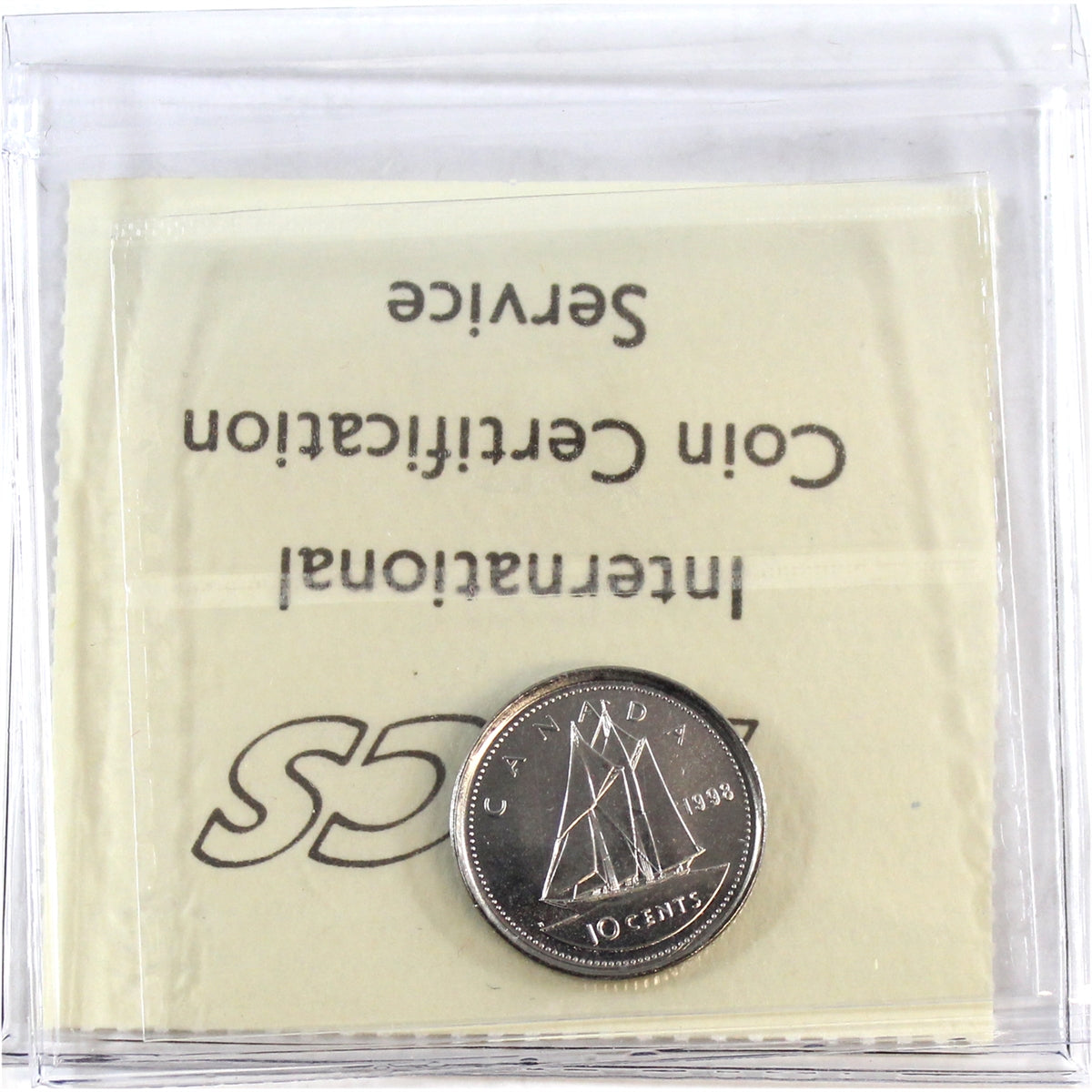 1998 Canada 10-cents ICCS Certified MS66