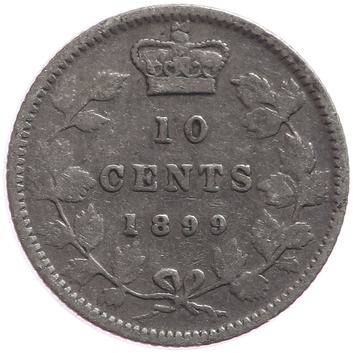 1899 Small 9's Canada 10-cents Very Good (VG-8)