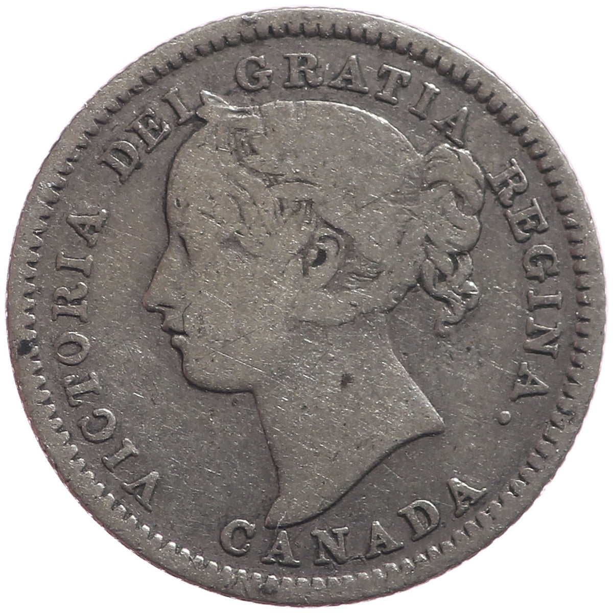 1899 Small 9's Canada 10-cents Very Good (VG-8)