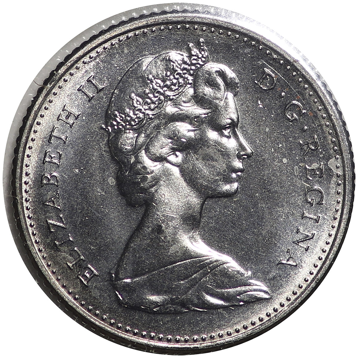 1972 Canada 10-cent Choice Brilliant Uncirculated (MS64)