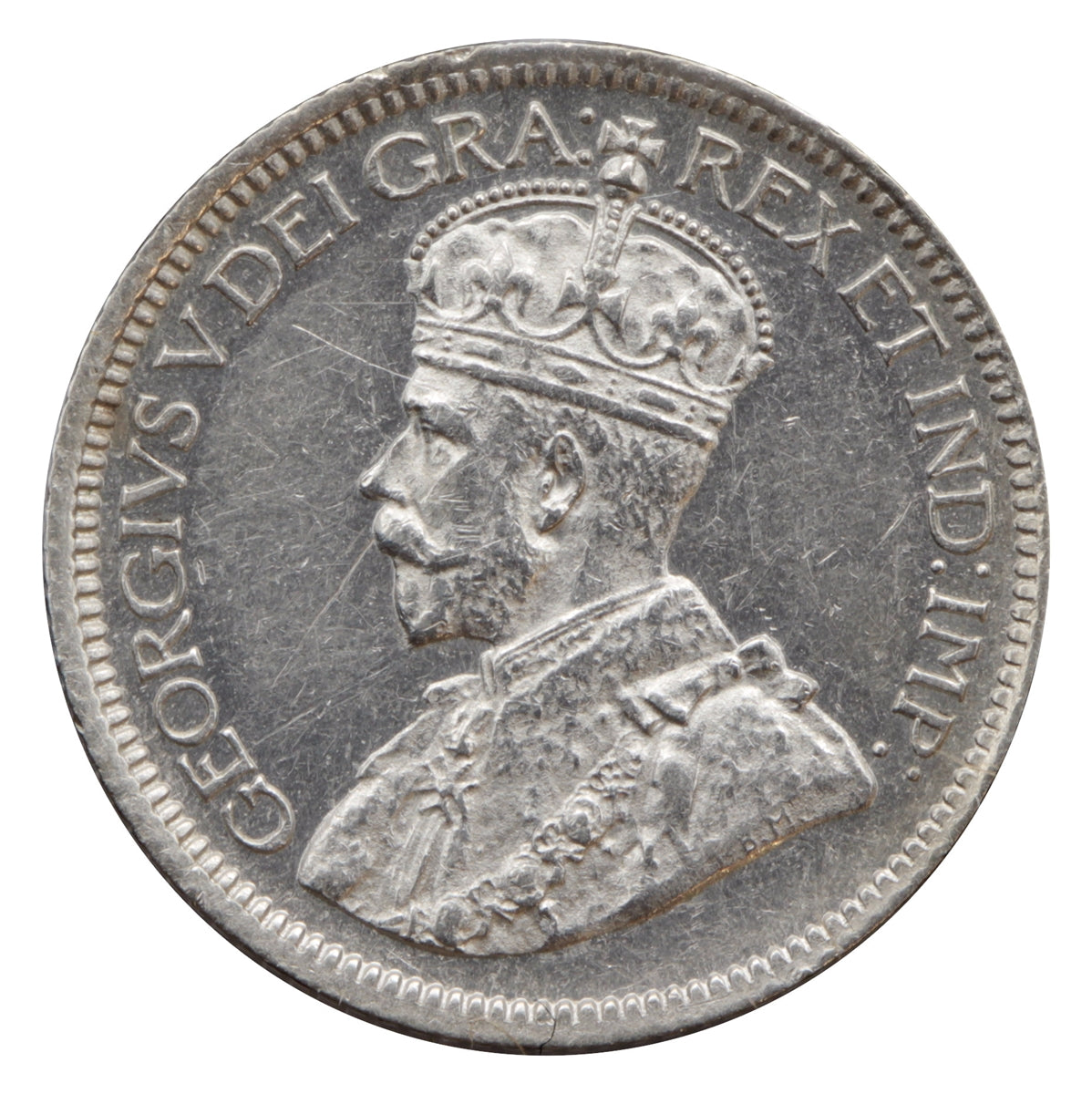 1931 Canada 10-cents Almost Uncirculated (AU50), Cameo $