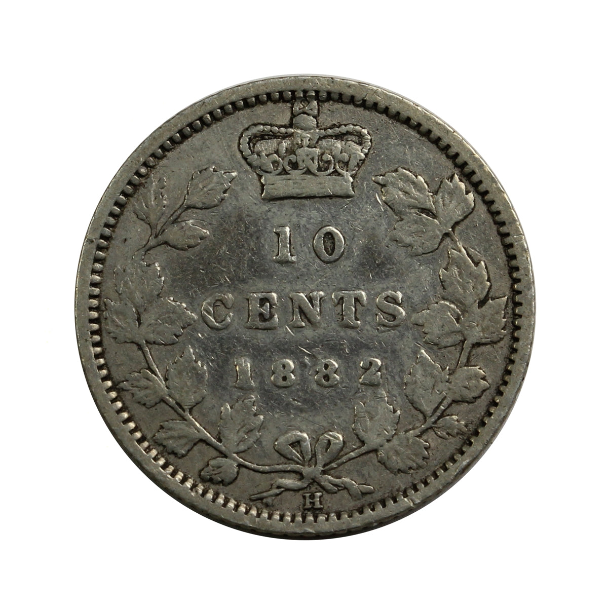 1882H Canada 10-cents Very Fine (VF20) $