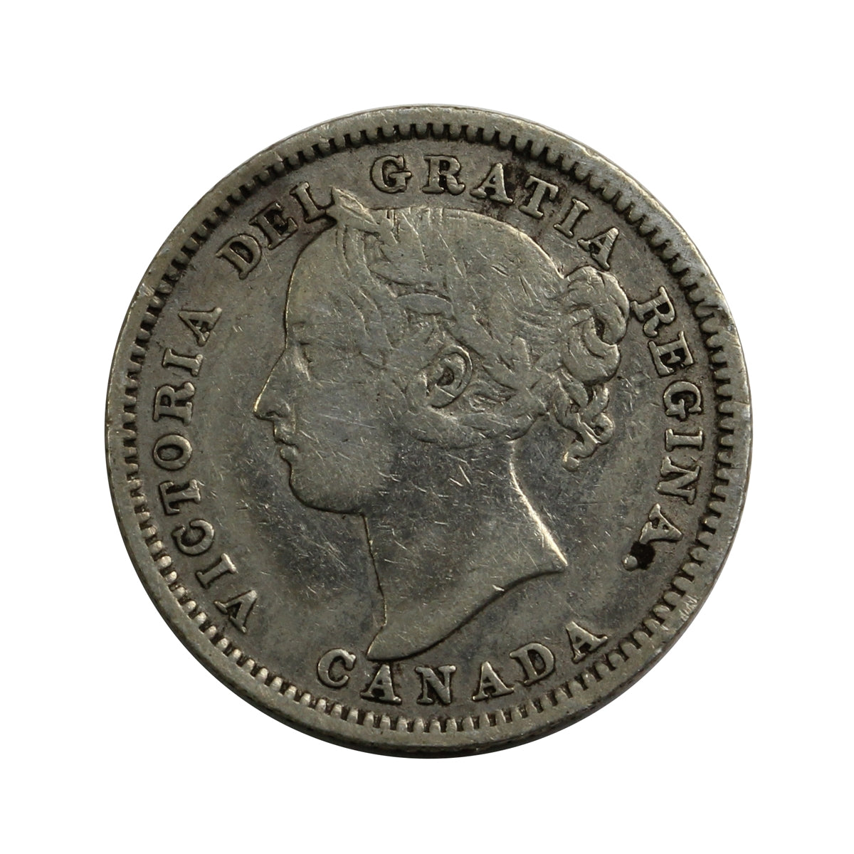 1882H Canada 10-cents Very Fine (VF20) $