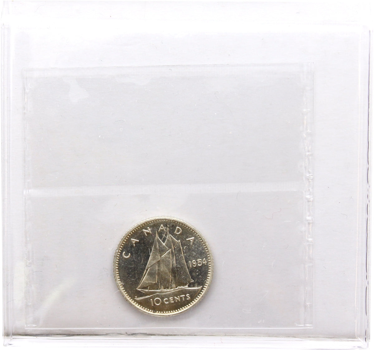 1954 Canada 10-cents ICCS Certified PL64 Cameo