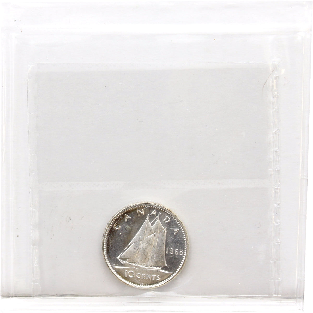 1965 Canada 10-cents ICCS Certified MS64