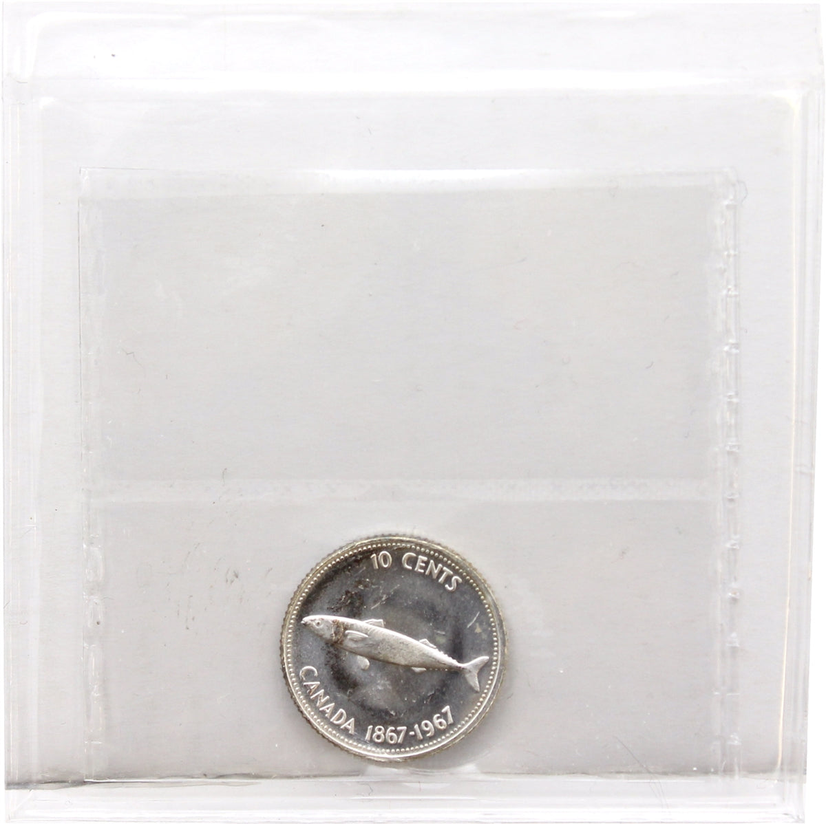 1967 Canada 10-cents ICCS Certified MS64