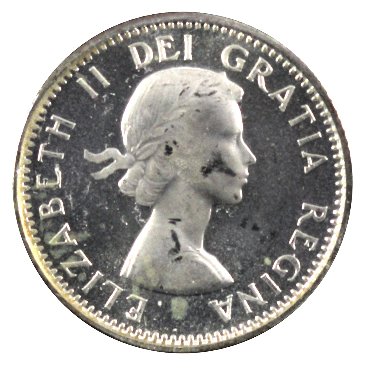 1963 Canada 10-cents Brilliant Uncirculated (MS63) Heavy Cameo