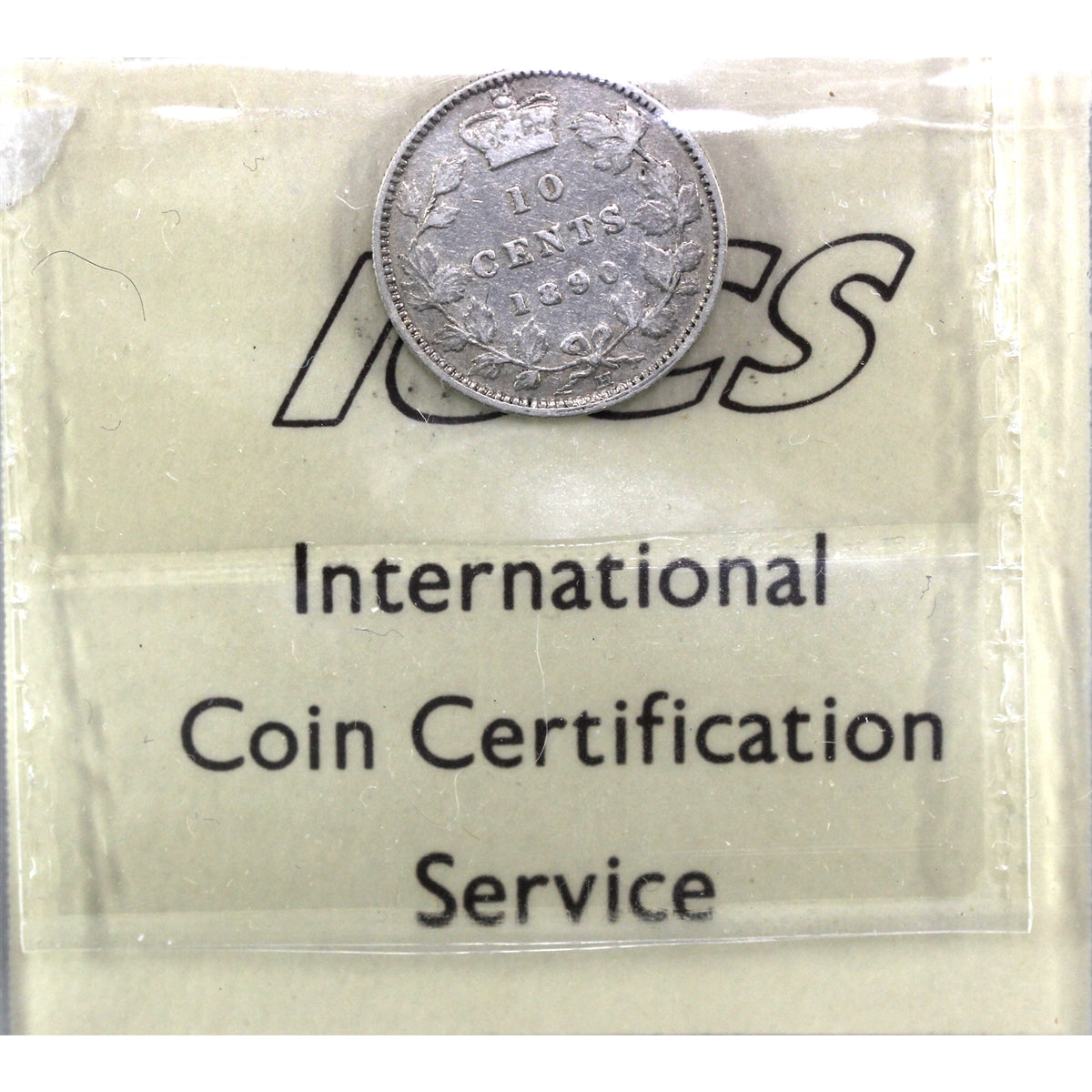 1890H Canada 10-cents ICCS Certified VF20