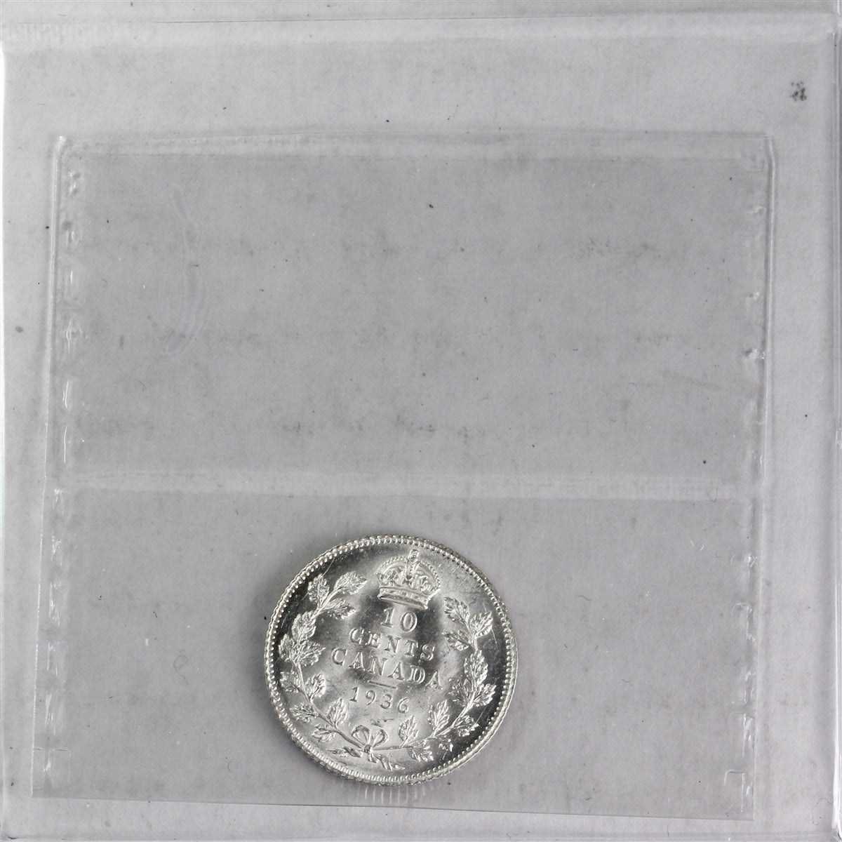 1936 Canada 10-cents ICCS Certified MS63