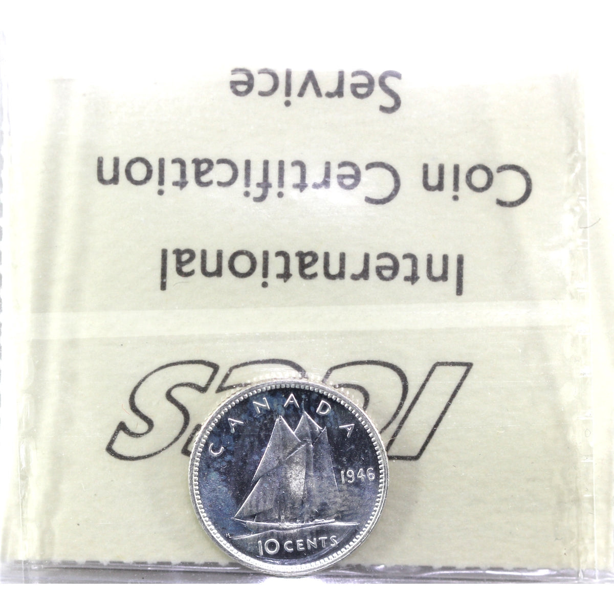 1946 Canada 10-cents ICCS Certified MS-65