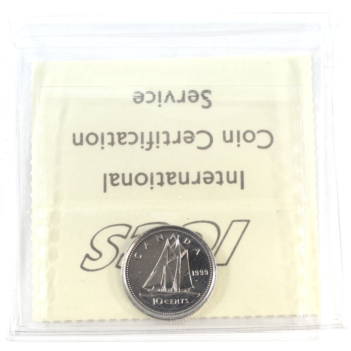 1999 Canada 10-cents ICCS Certified MS64