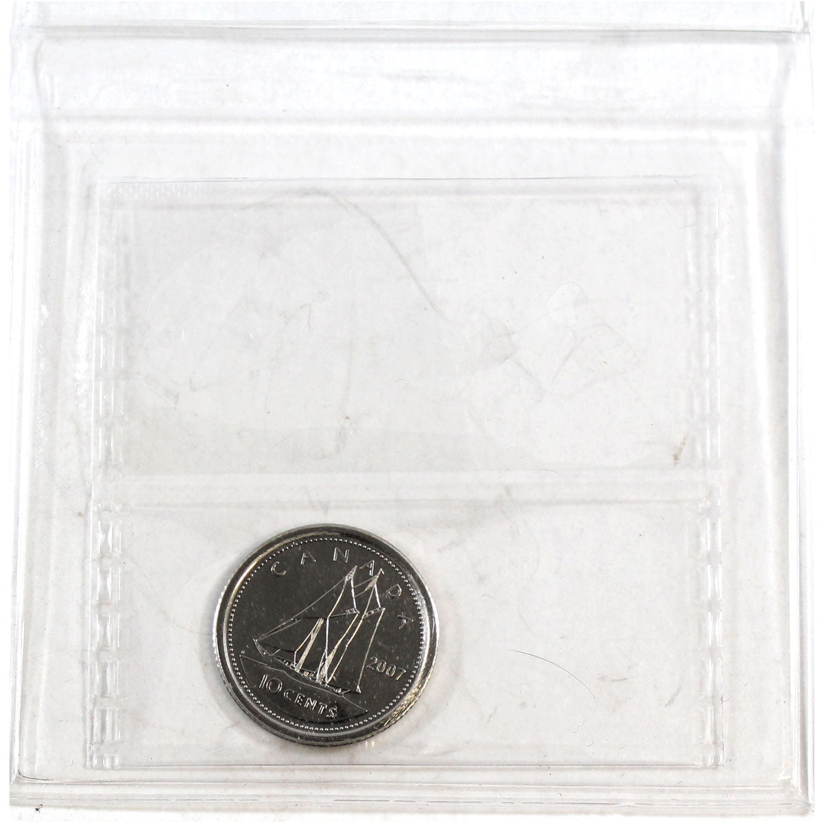 2007 Curved 7 Canada 10-cents ICCS Certified MS-66 NBU
