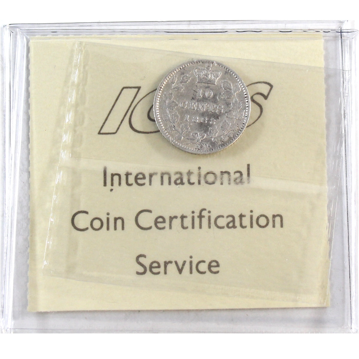 1883H Canada 10-cents ICCS Certified VF20