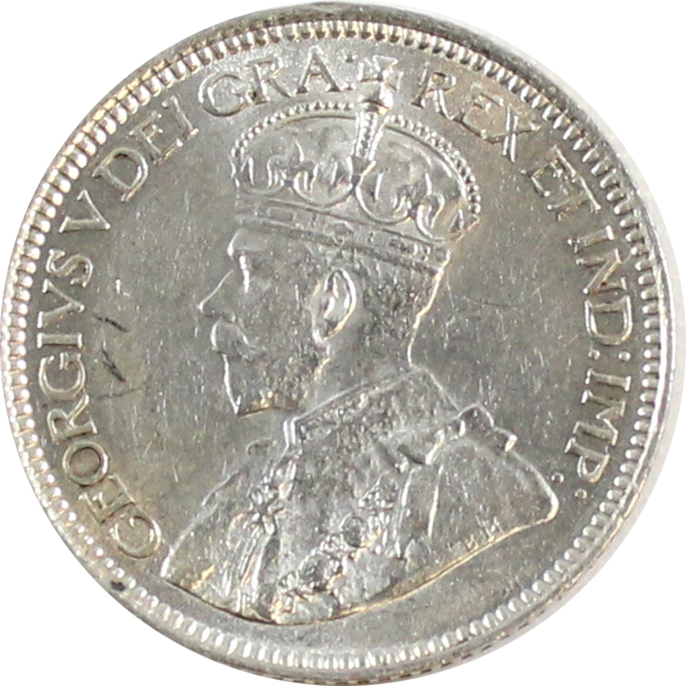 1918 Canada 10-cents Almost Uncirculated (AU50)