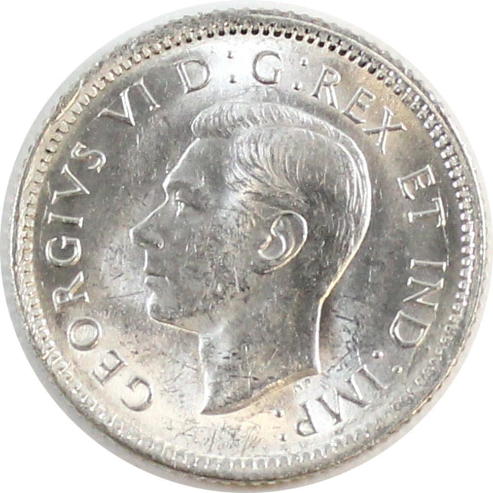 1940 Re-Engraved Canada 10-cents BU (MS63) $