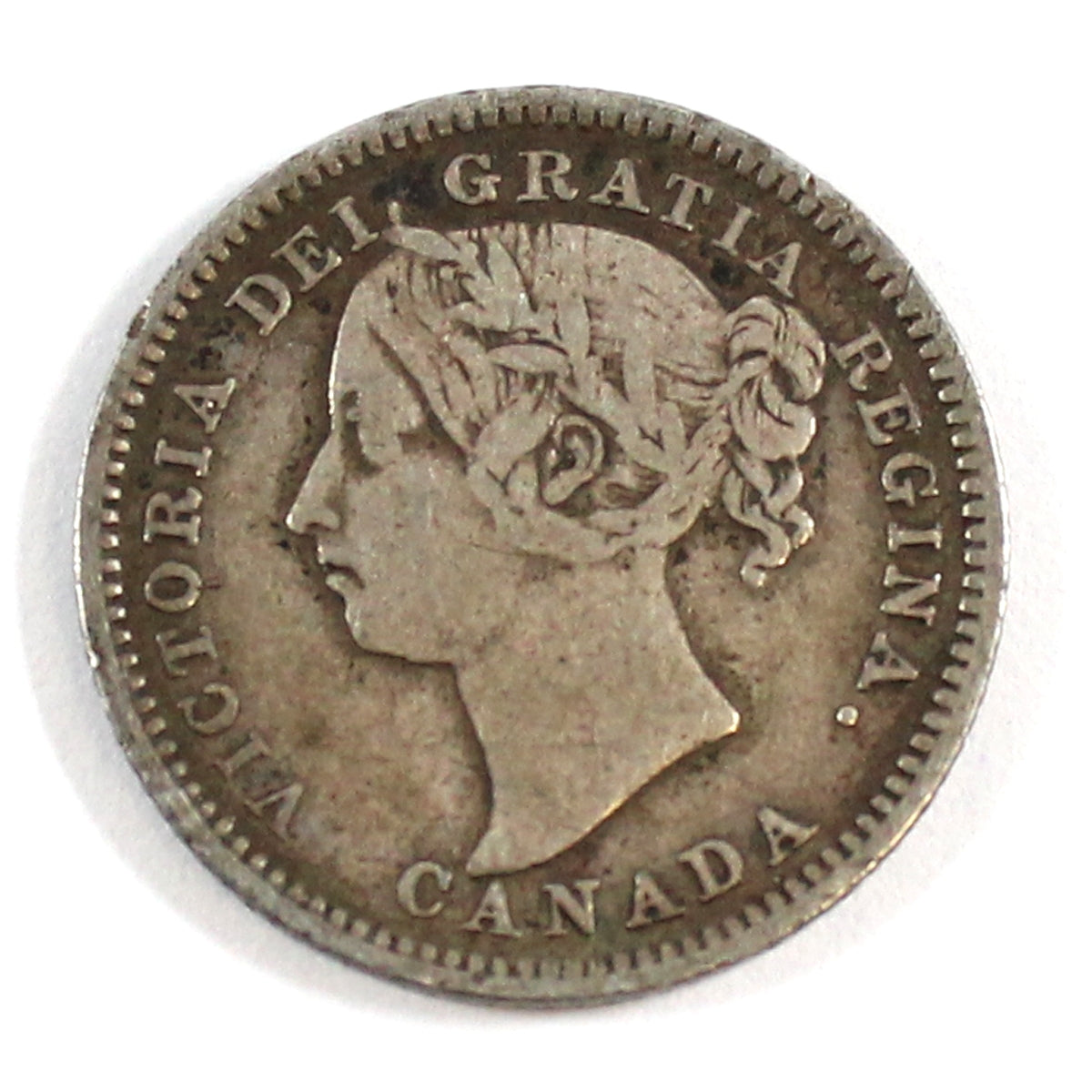 1891 22 Leaves Canada 10-cents F-VF (F15) $