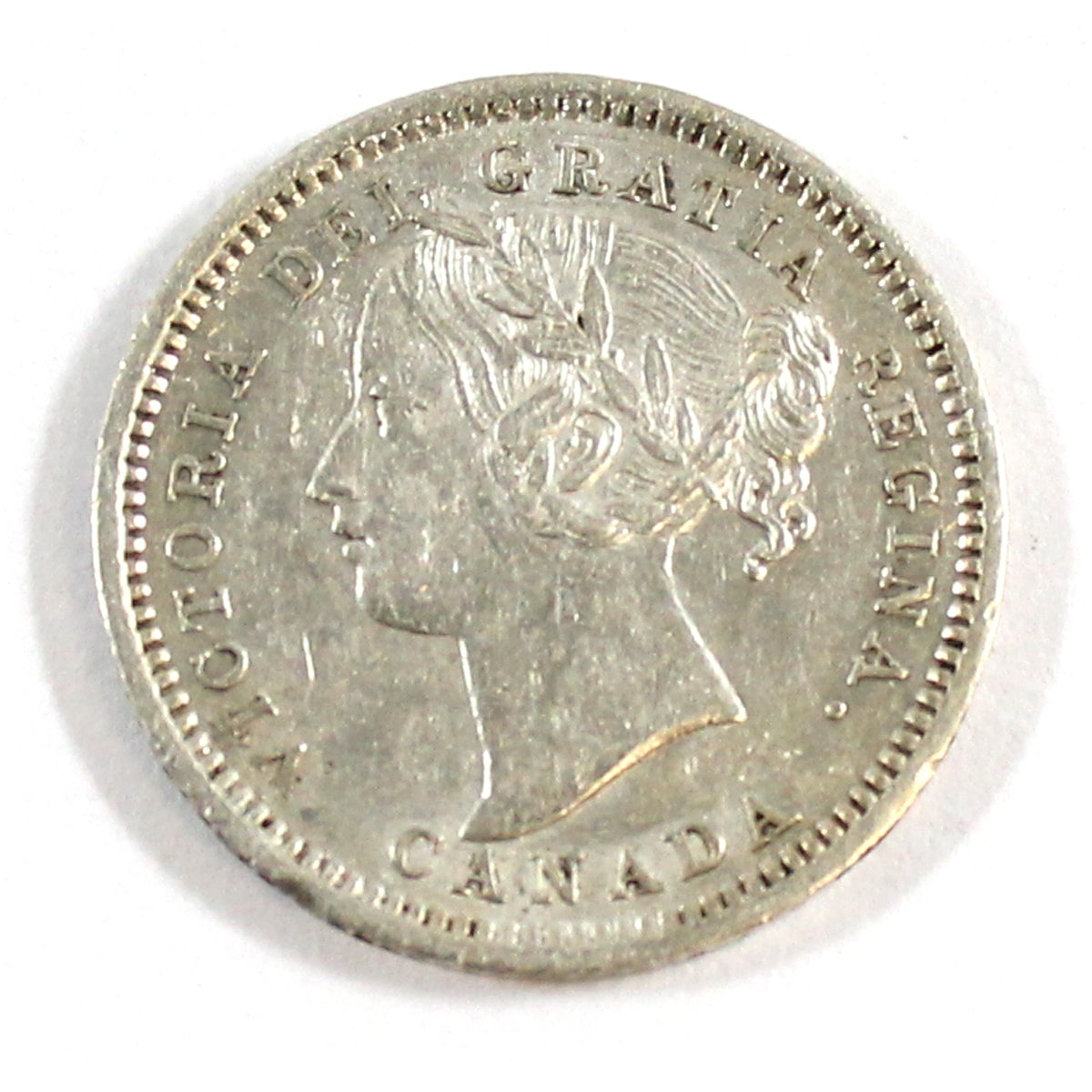 1901 Canada 10-cents Almost Uncirculated (AU50) $