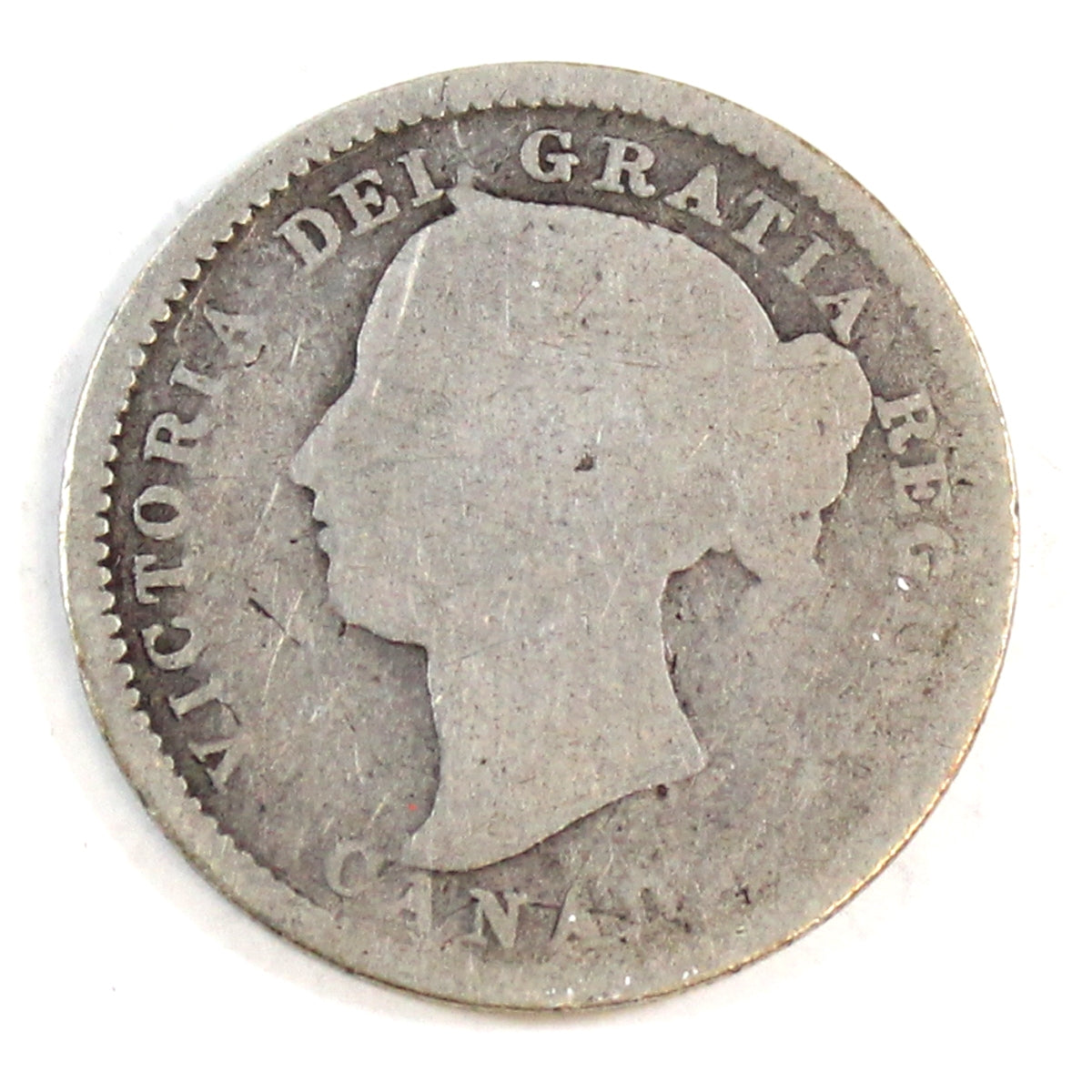 1887 Canada 10-cents About Good (AG3)