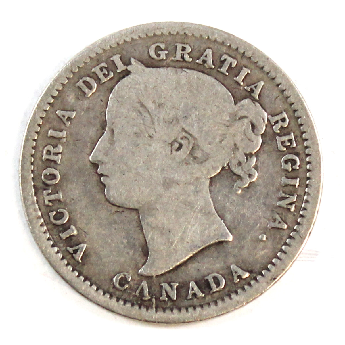 1872H Canada 10-cents G-VG (G6) $