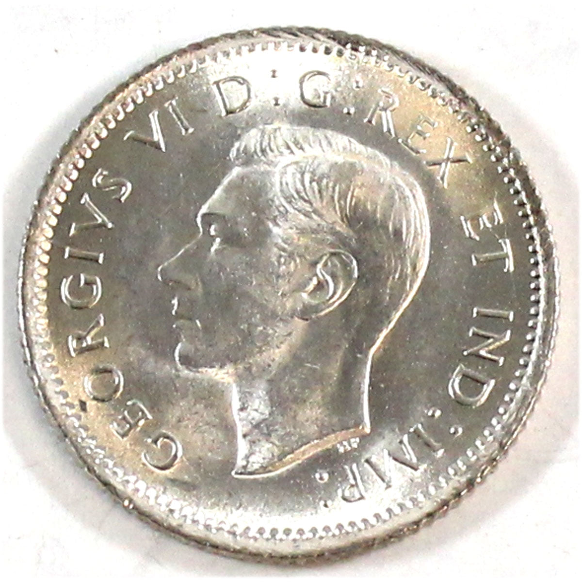 1938 Re-Engraved Canada 10-cents Brilliant Uncirculated (MS63) $