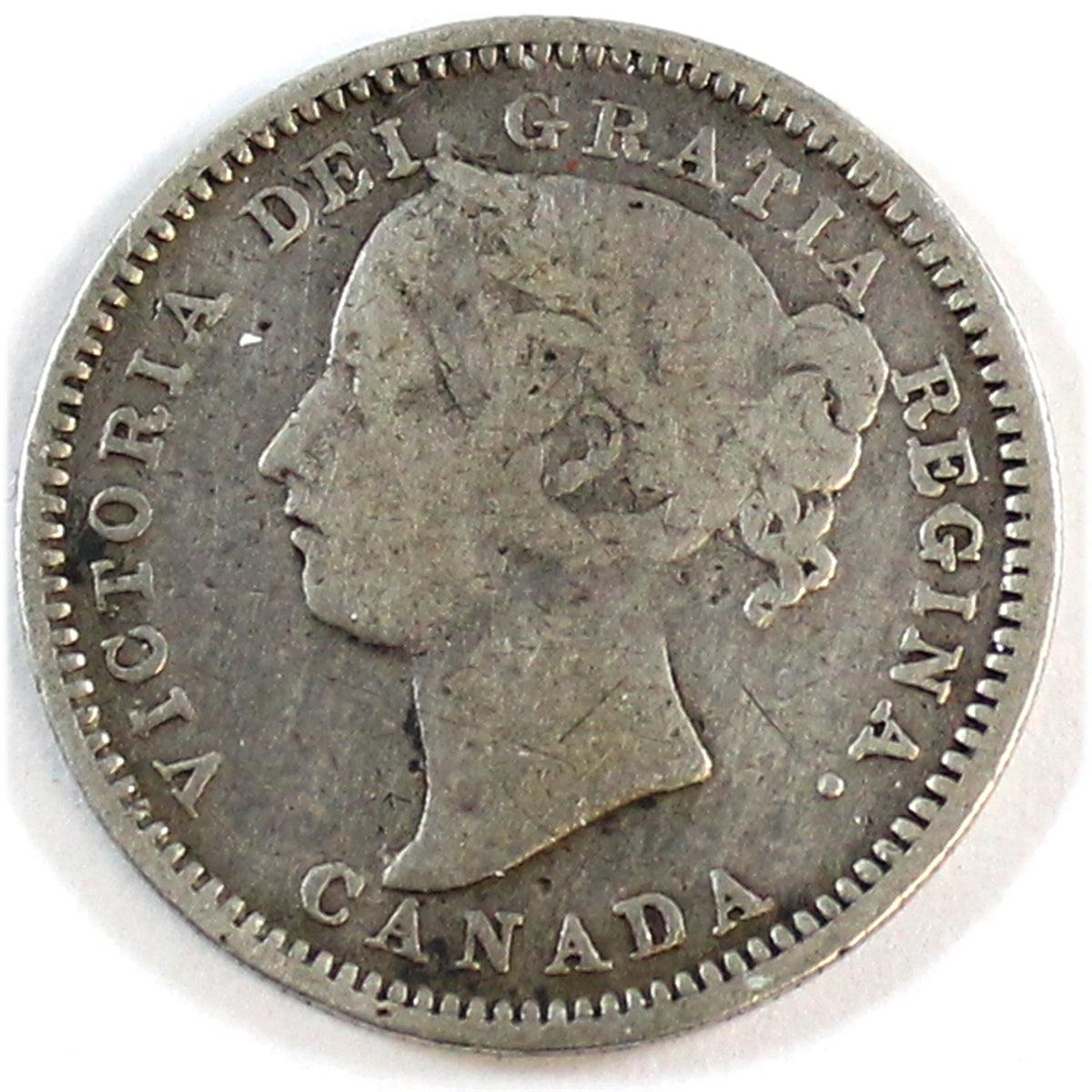 1890H Canada 10-cents Very Good (VG8)