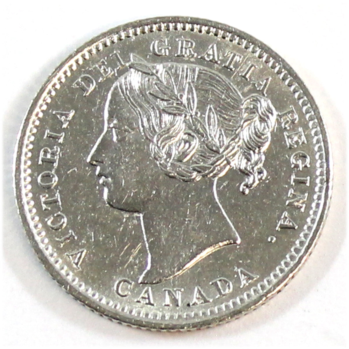 1899 Small 9's Canada 10-cents EF-AU (EF45) $