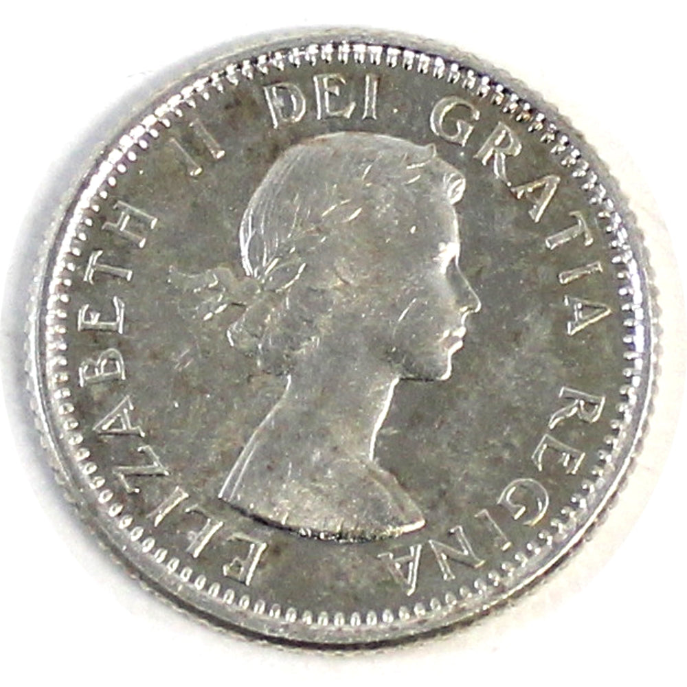 1958 Canada 10-cents UNC+ Cameo (MS62)