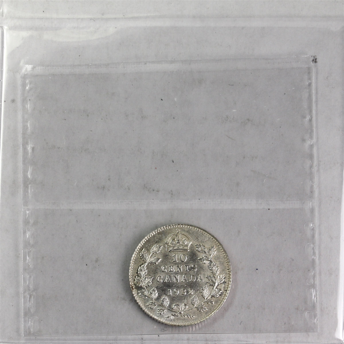 1932 Canada 10-cents ICCS Certified AU55